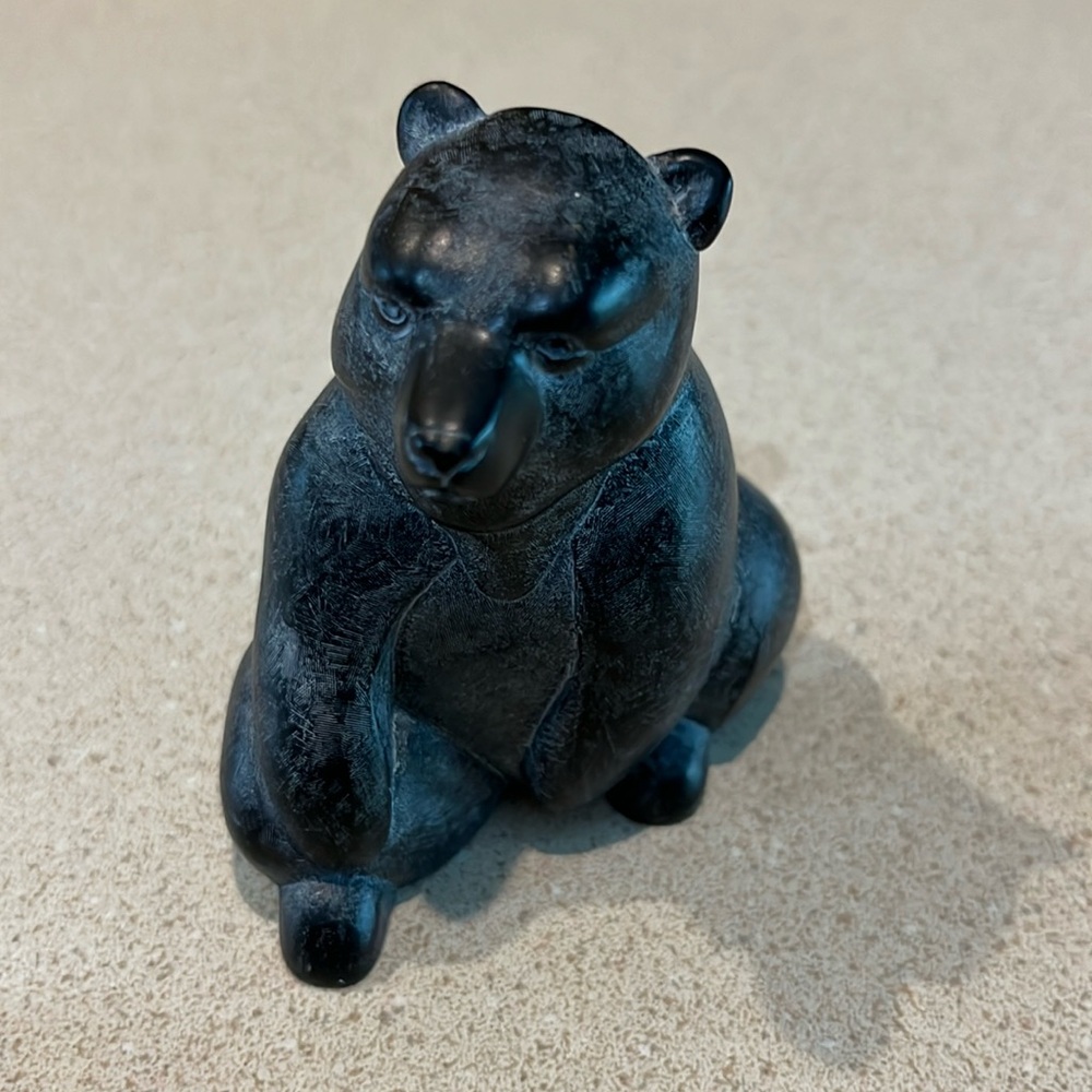 Boma Black Bear mini sculpture